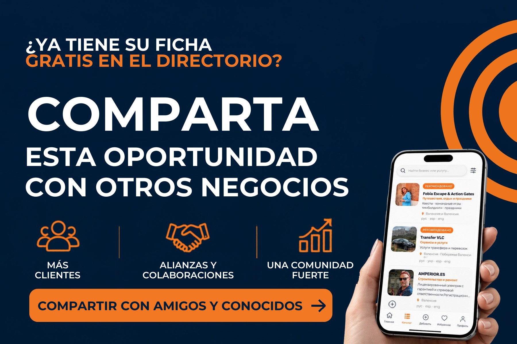 ¿Ya tiene su página de empresa gratis en el directorio? Comparta esta
oportunidad con otros negocios